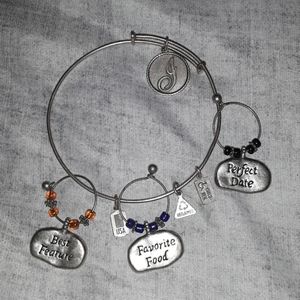 Wind, and Fire charm bracelet